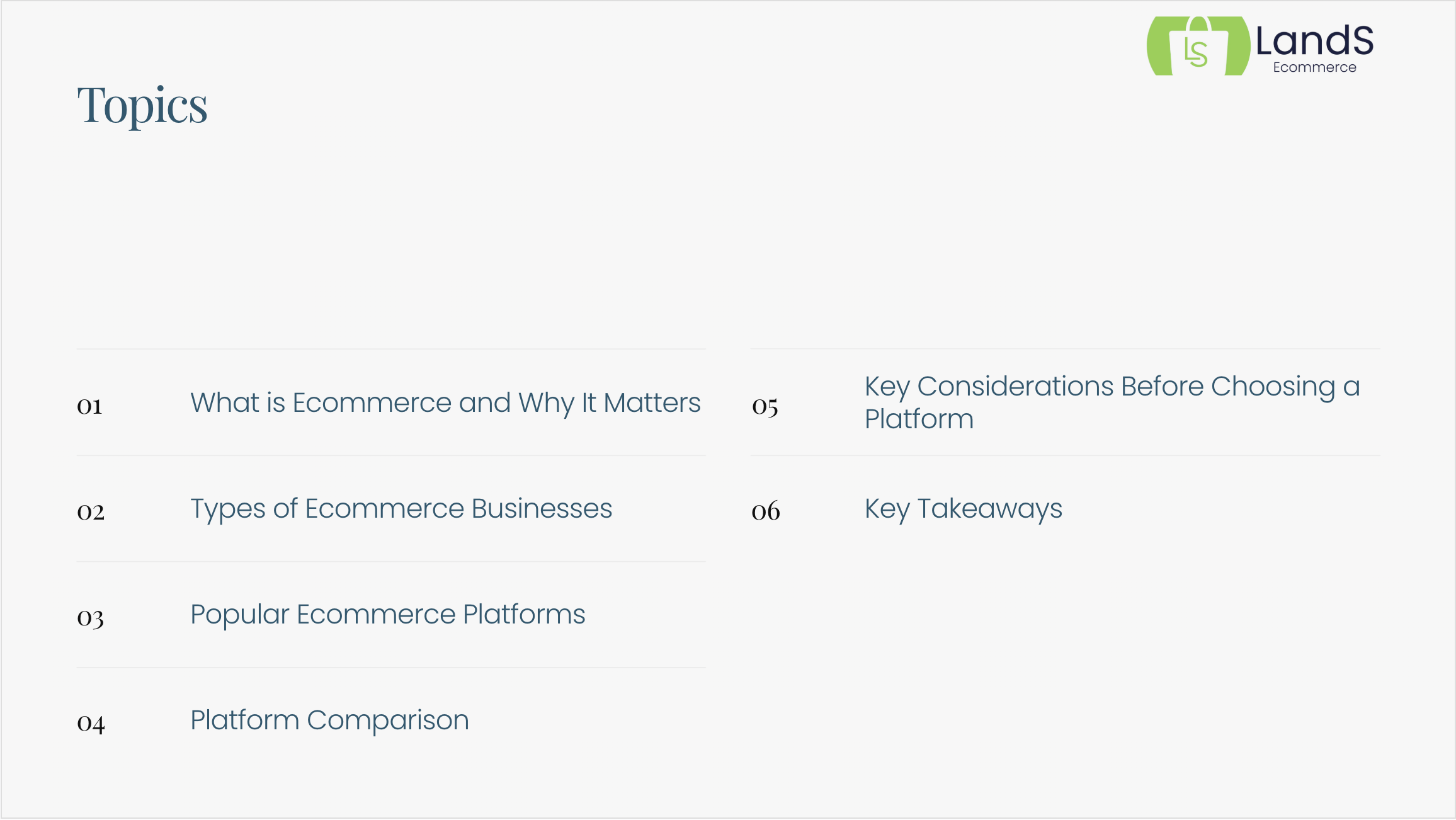 Ecommerce 101 | Free Crash Course for Beginners